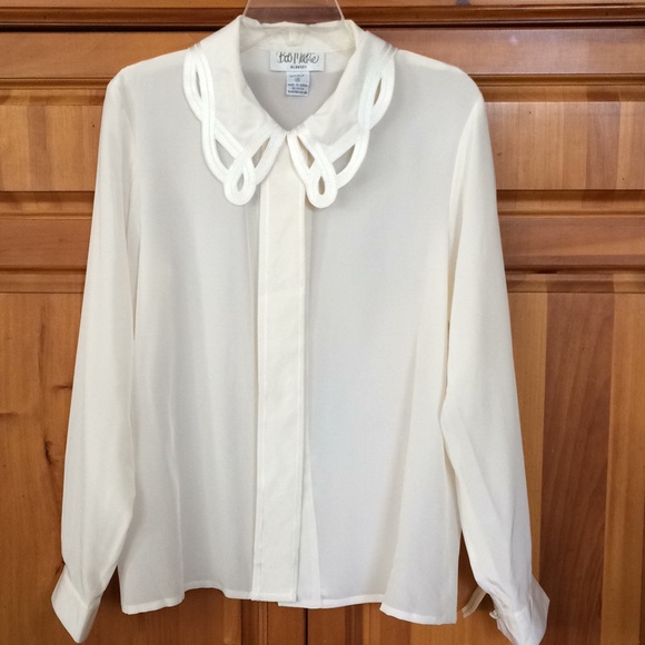fancy collar blouse